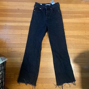 Levi’s Ribcage Crop Flare, high waisted jeans